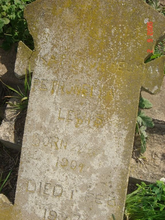 LEWIS Karin Wilhelmina Petronella 1904-19?7