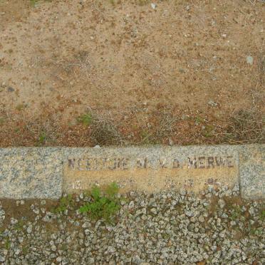 MERWE Neeltjie M., v.d. 1926-196?