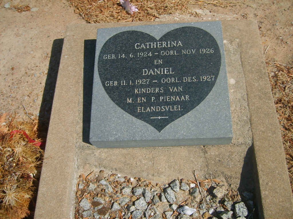 PIENAAR Catherina 1924-1926 :: PIENAAR Daniel 1927-1927