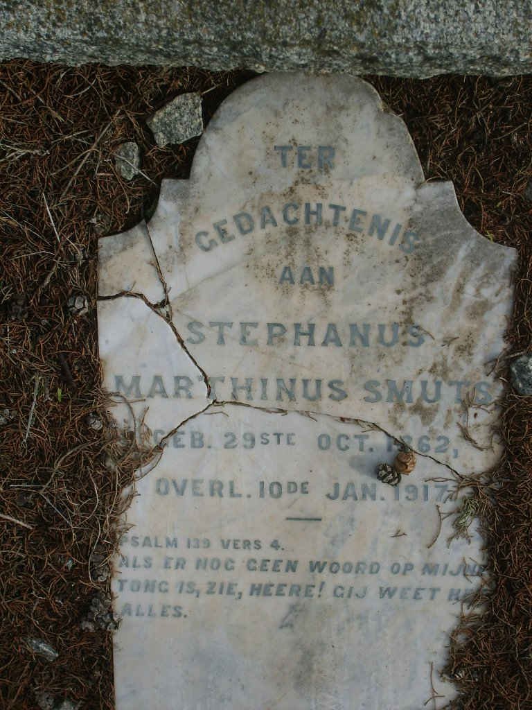 SMUTS Stephanus Marthinus 1862-1917