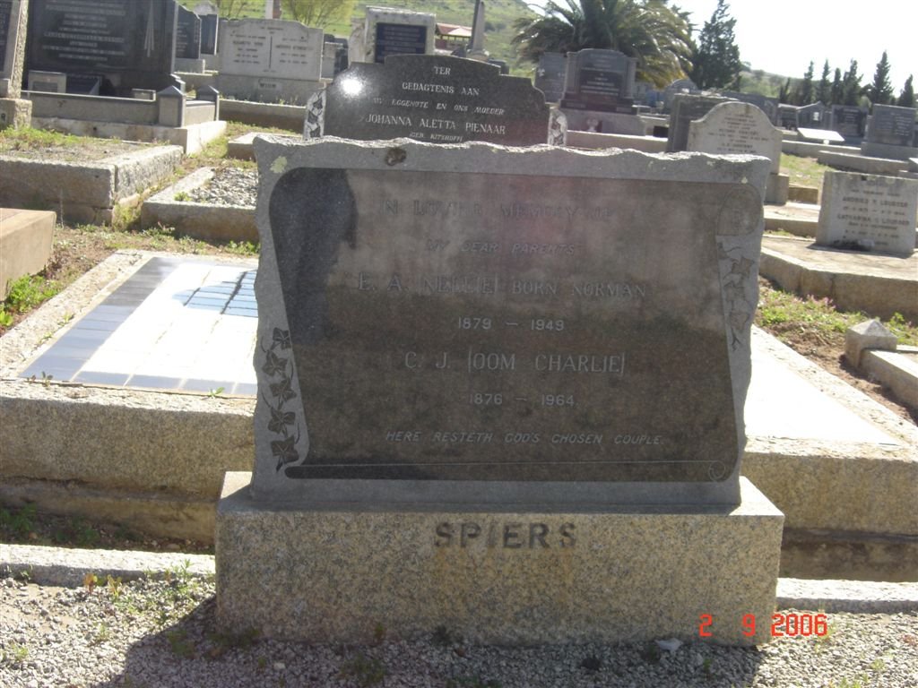 SPIERS C.J. 1876-1964 &amp;  E.A. NORMAN 1879-1949