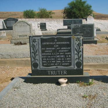 TRUTER Michiel A.B. 1895-1976 &amp; Johanna A.G. KOTZÉ 1907-1981