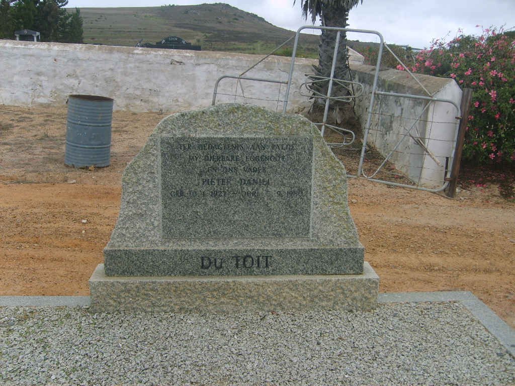 TOIT Pieter Daniel, du 1927-1980