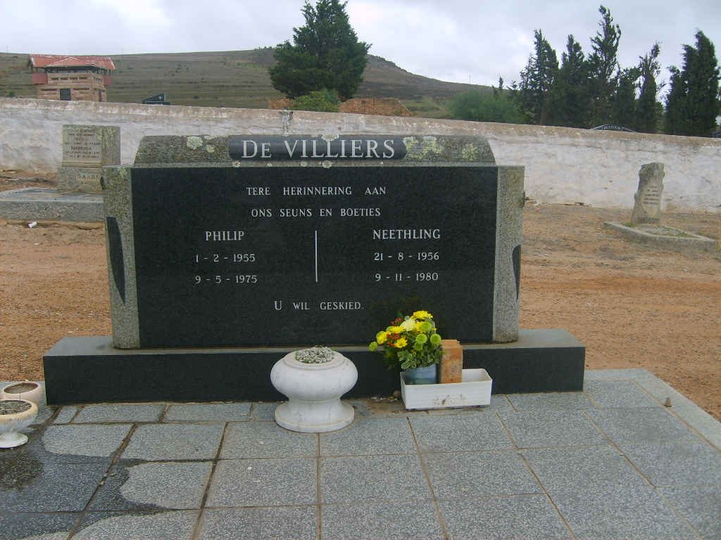 VILLIERS Philip, de 1955-1975 :: VILLIERS Neethling, de 1956-1980