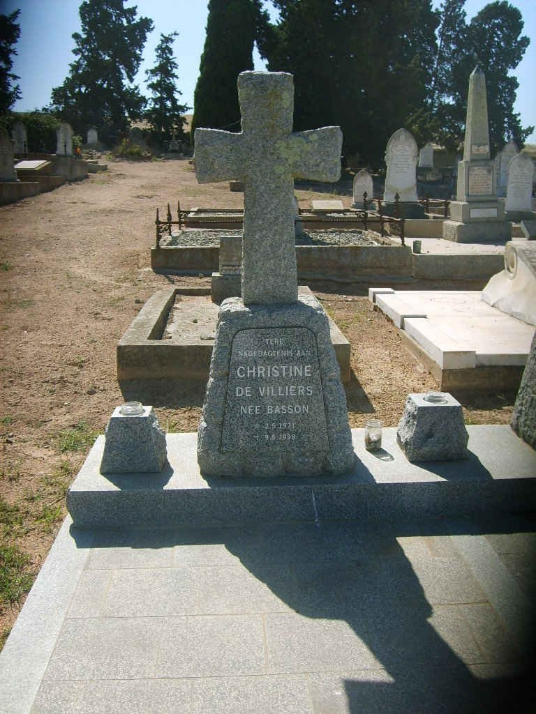VILLIERS Christine, de nee BASSON 1921-1998