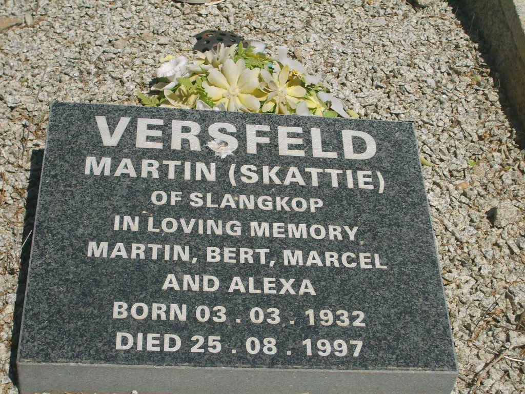 VERSFELD Martin 1932-1997