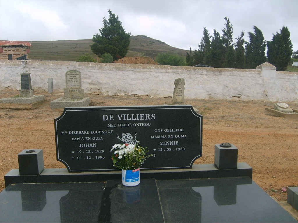 VILLIERS Johan, de 1929-1996 &amp; Minnie 1930-