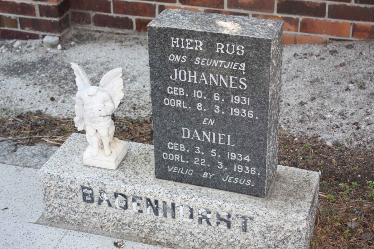 BADENHORST Johannes 1931-1936 :: BADENHORST Daniel 1934-1936