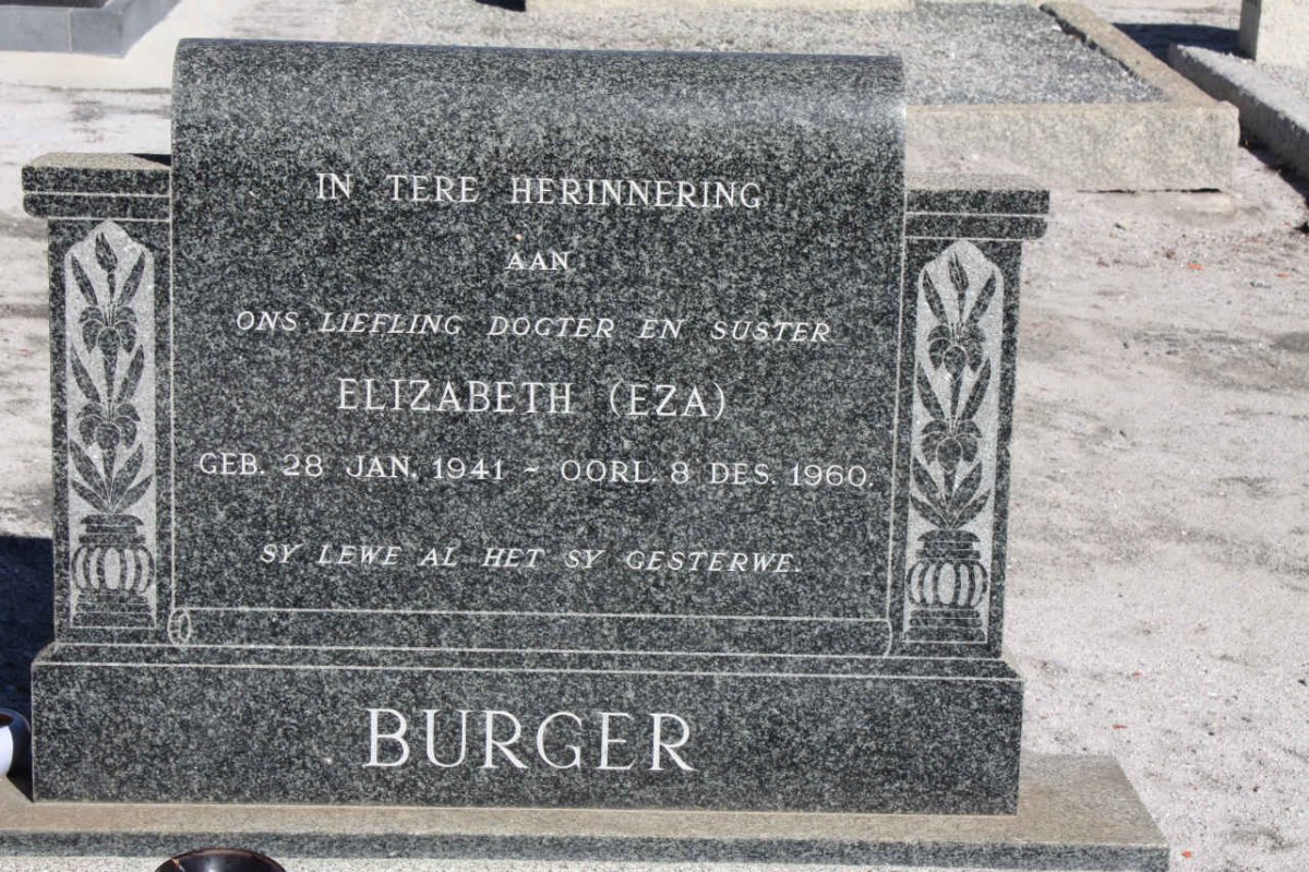 BURGER Elizabeth 1941-1960