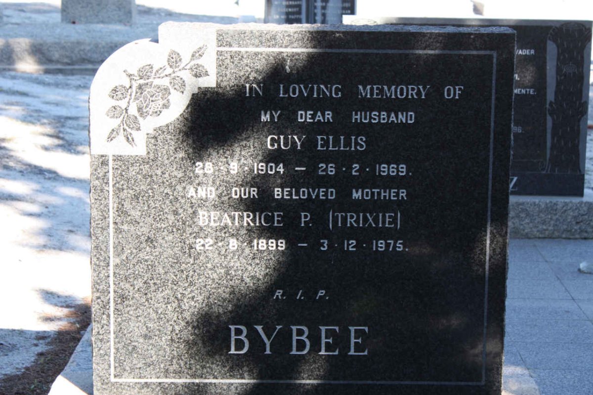 BYBEE Guy Ellis 1904-1969 &amp; Beatrice P. 1899-1975