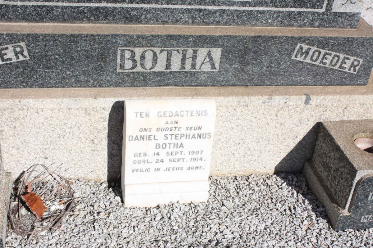 BOTHA Daniel Stephanus 1907-1914