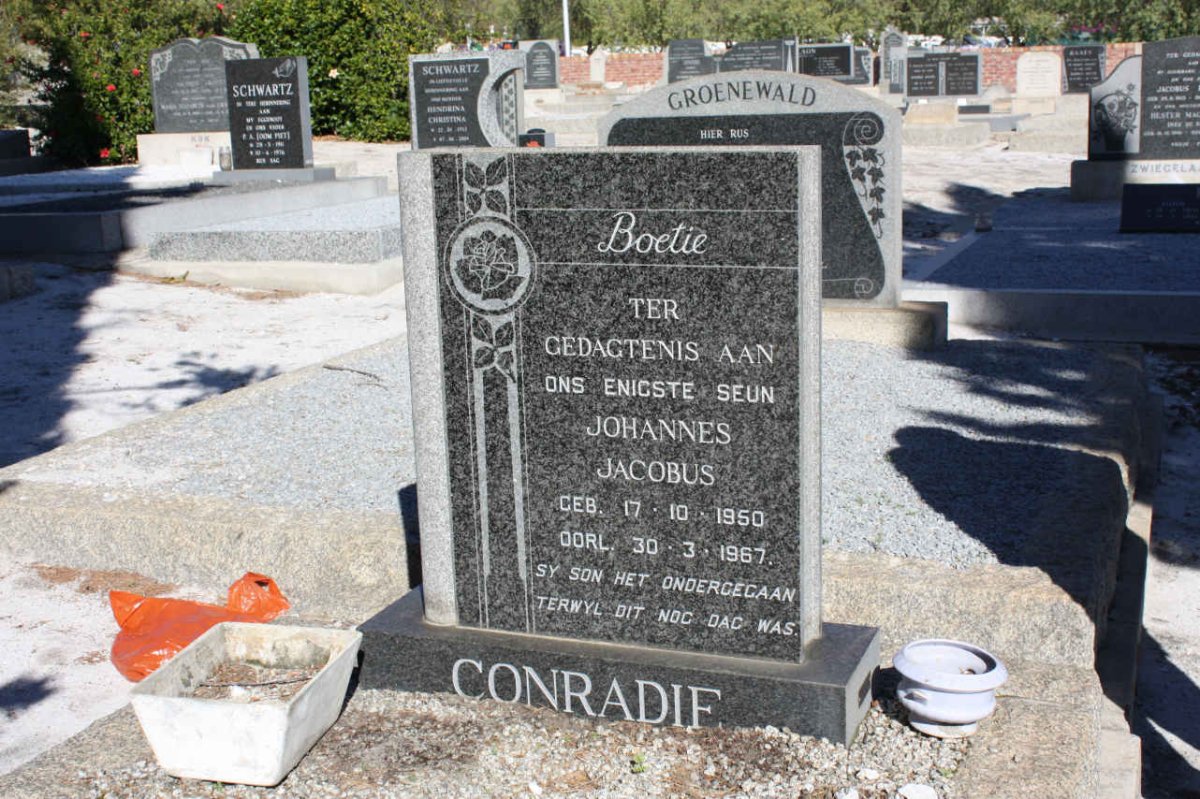 CONRADIE Johannes Jacobus 1950-1967