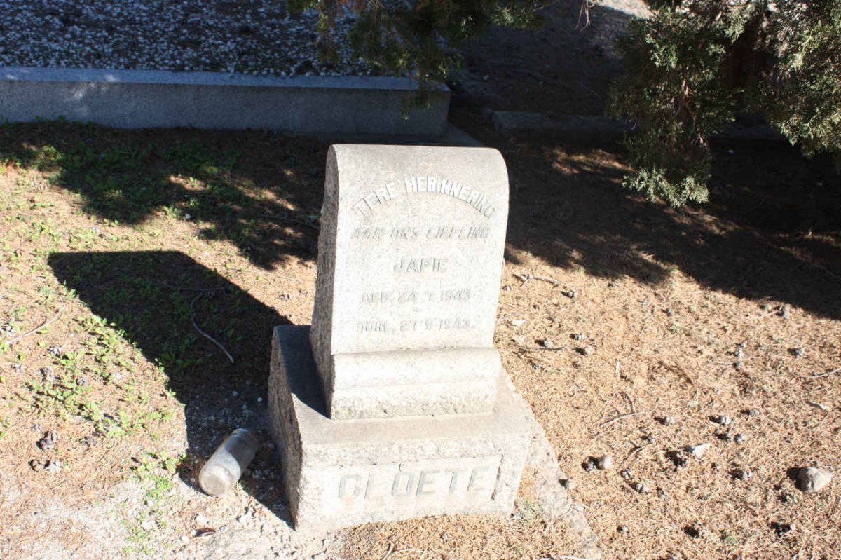 CLOETE Japie 1943-1943