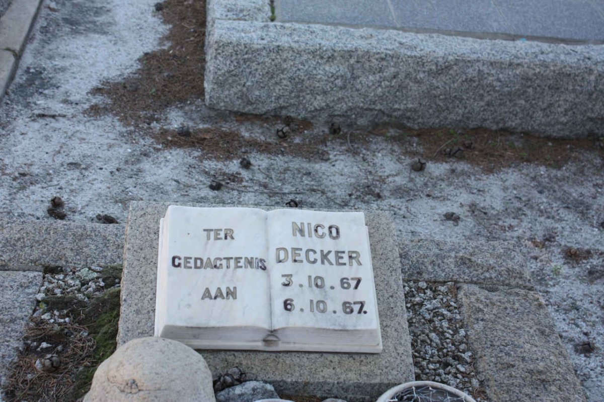 DECKER Nico 1967-1967 