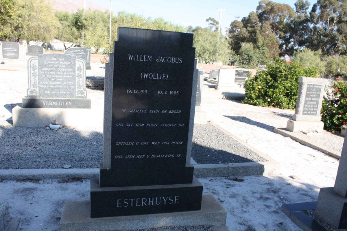 ESTERHUYSE Willem Jacobus 1931-1965
