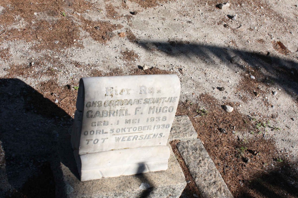 HUGO Gabriel F. 1938-1938
