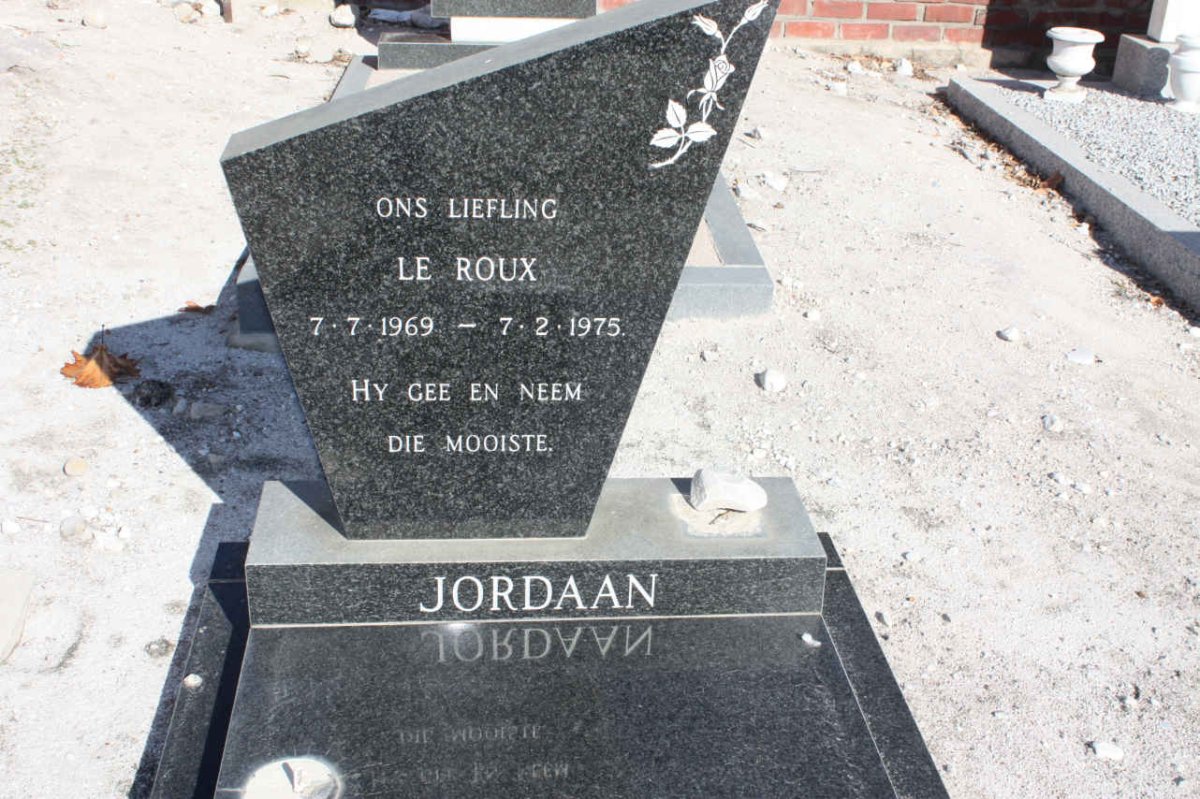 JORDAAN Le Roux 1969-1975