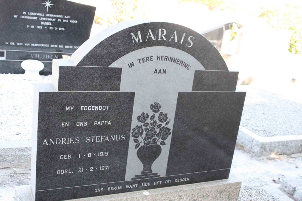 MARAIS Andries Stefanus 1919-1971