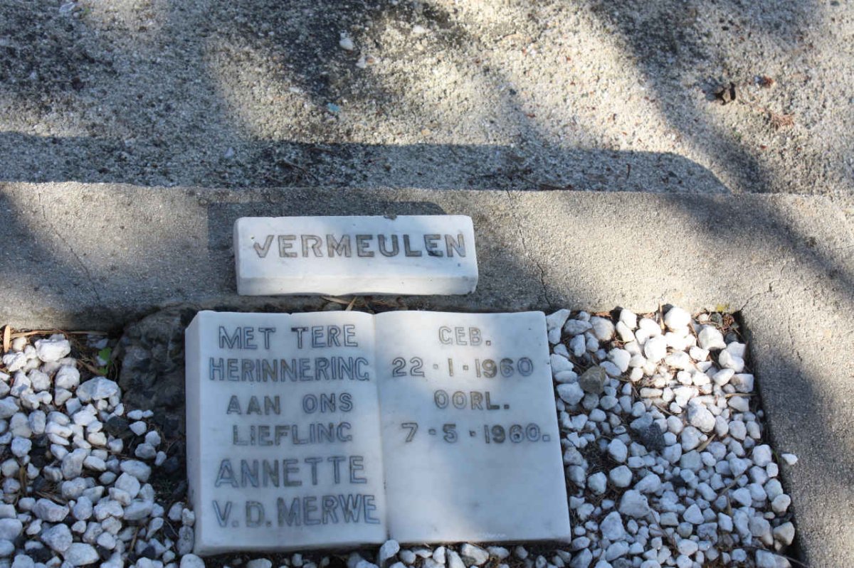 MERWE Annette, v.d. 1960-1960