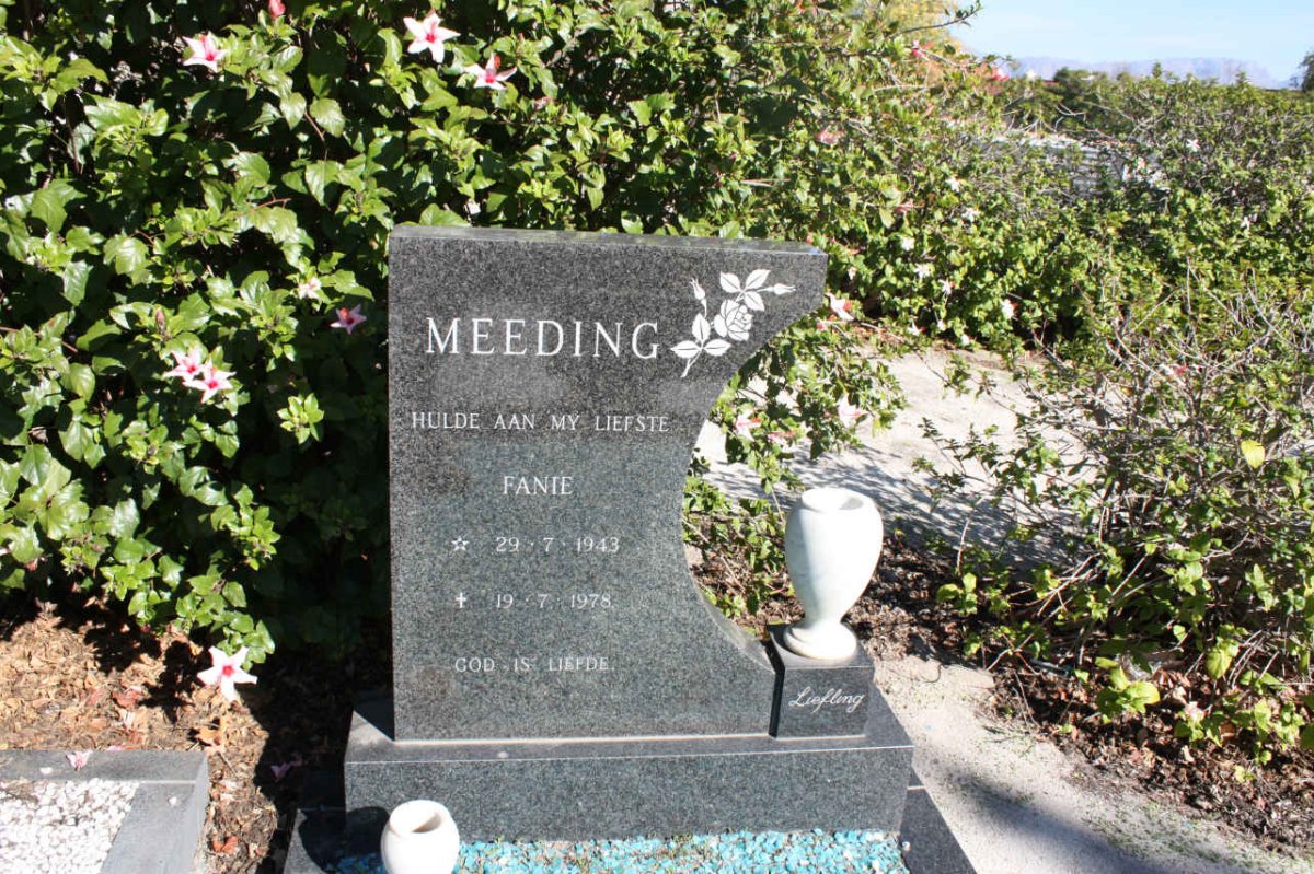 MEEDING  Fanie 1943-1978