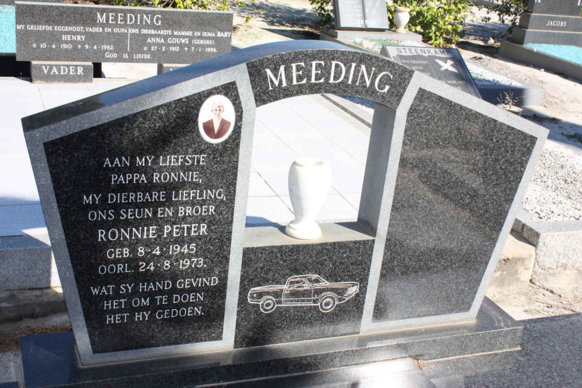 MEEDING Ronnie Peter 1945-1973