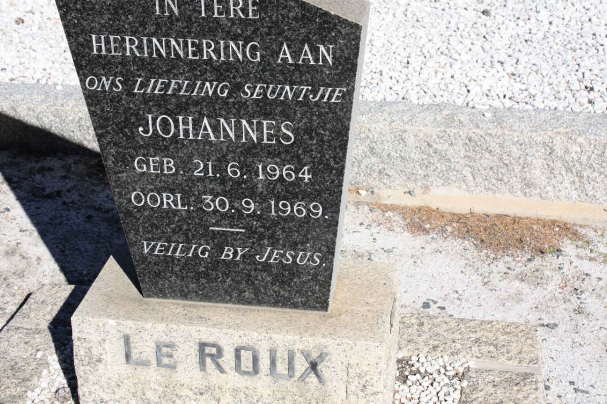 ROUX Johannes, le 1964-1969