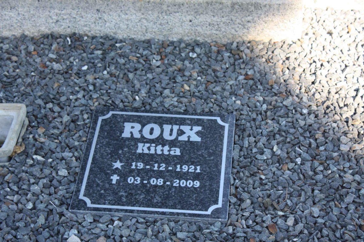 ROUX Kitta 1921-2009