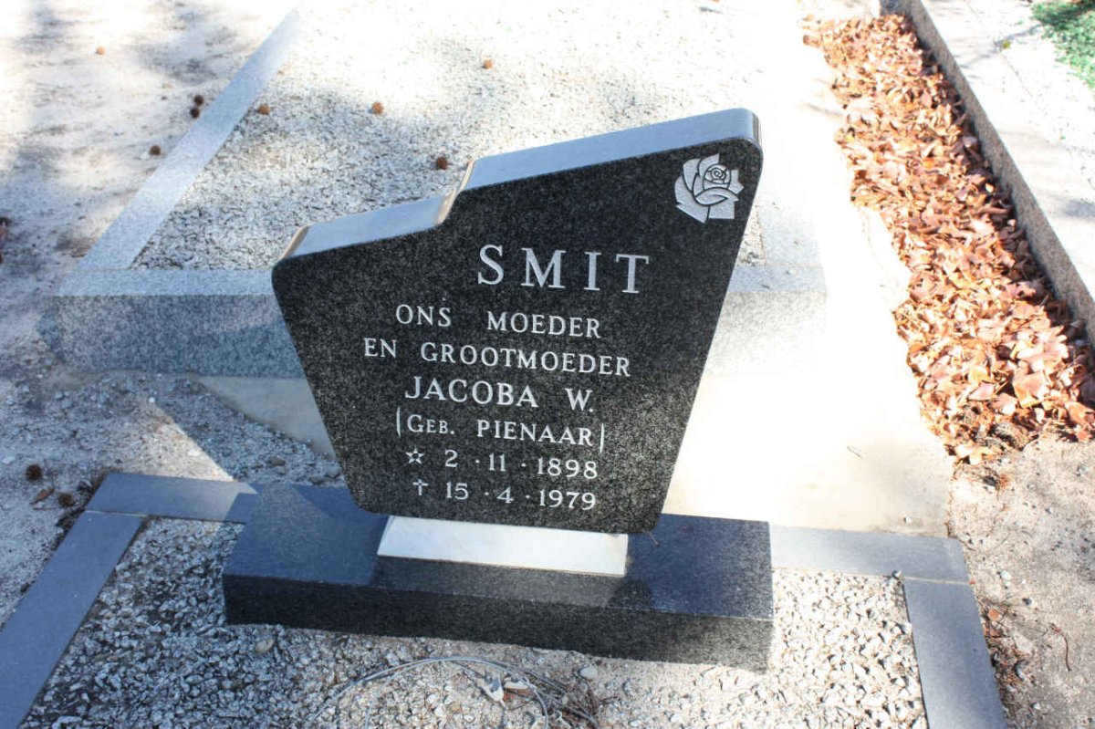 SMIT Jacoba W. nee PIENAAR 1898-1979