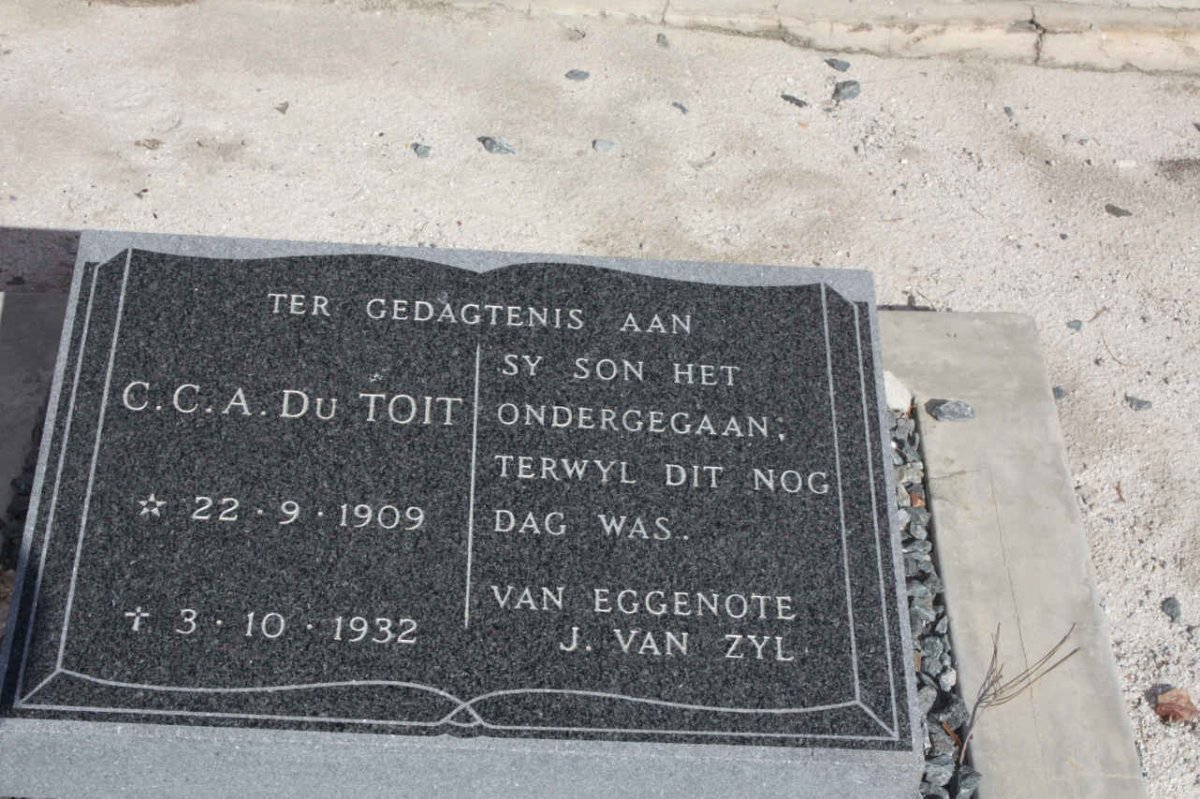 TOIT C.C.C., du 1909-1932