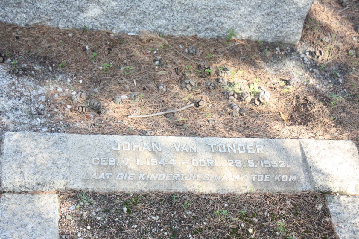 TONDER Johan, van 1944-1952