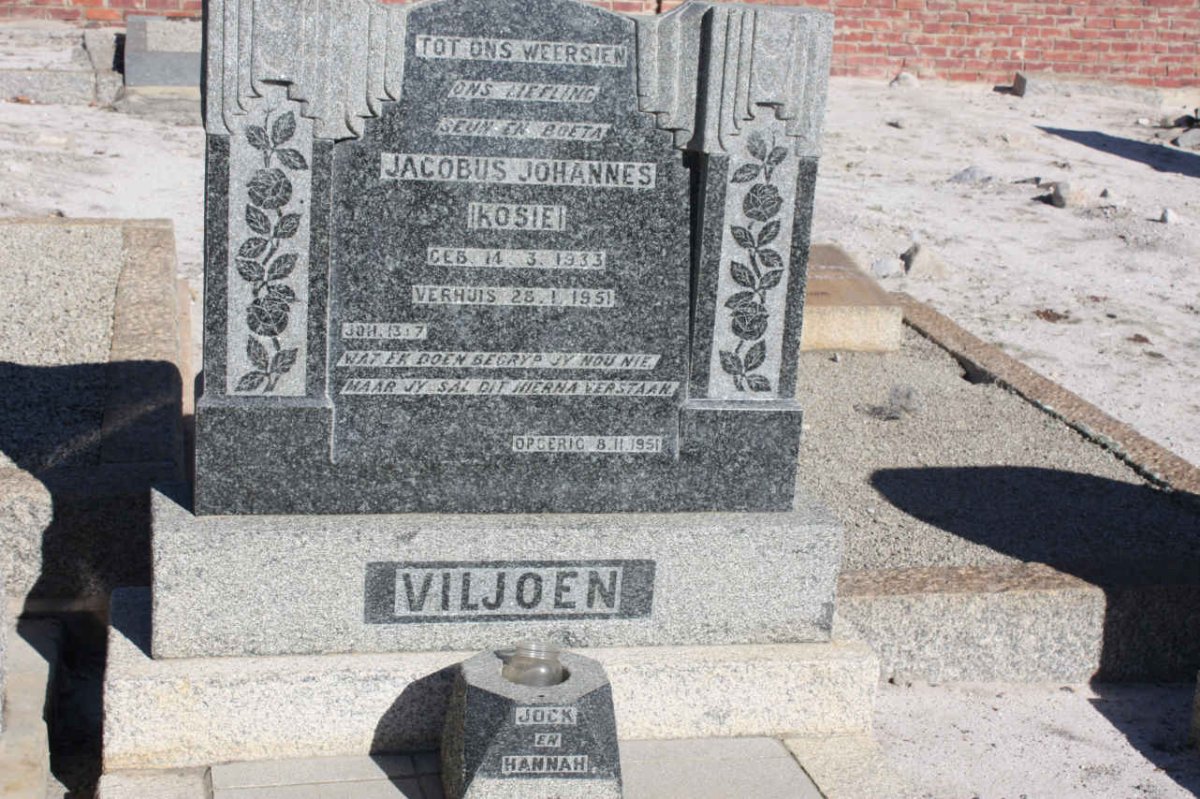VILJOEN Jacobus Johannes 1933-1951