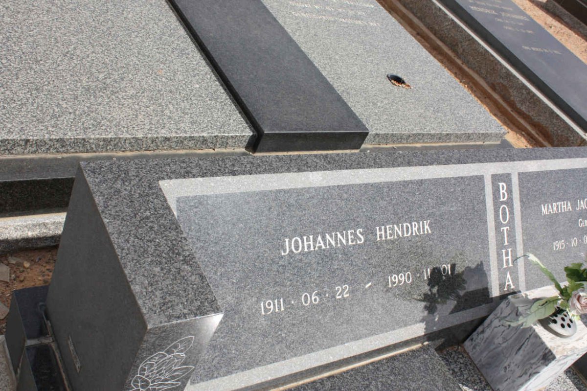 BOTHA Johannes Hendrik 1911-1990