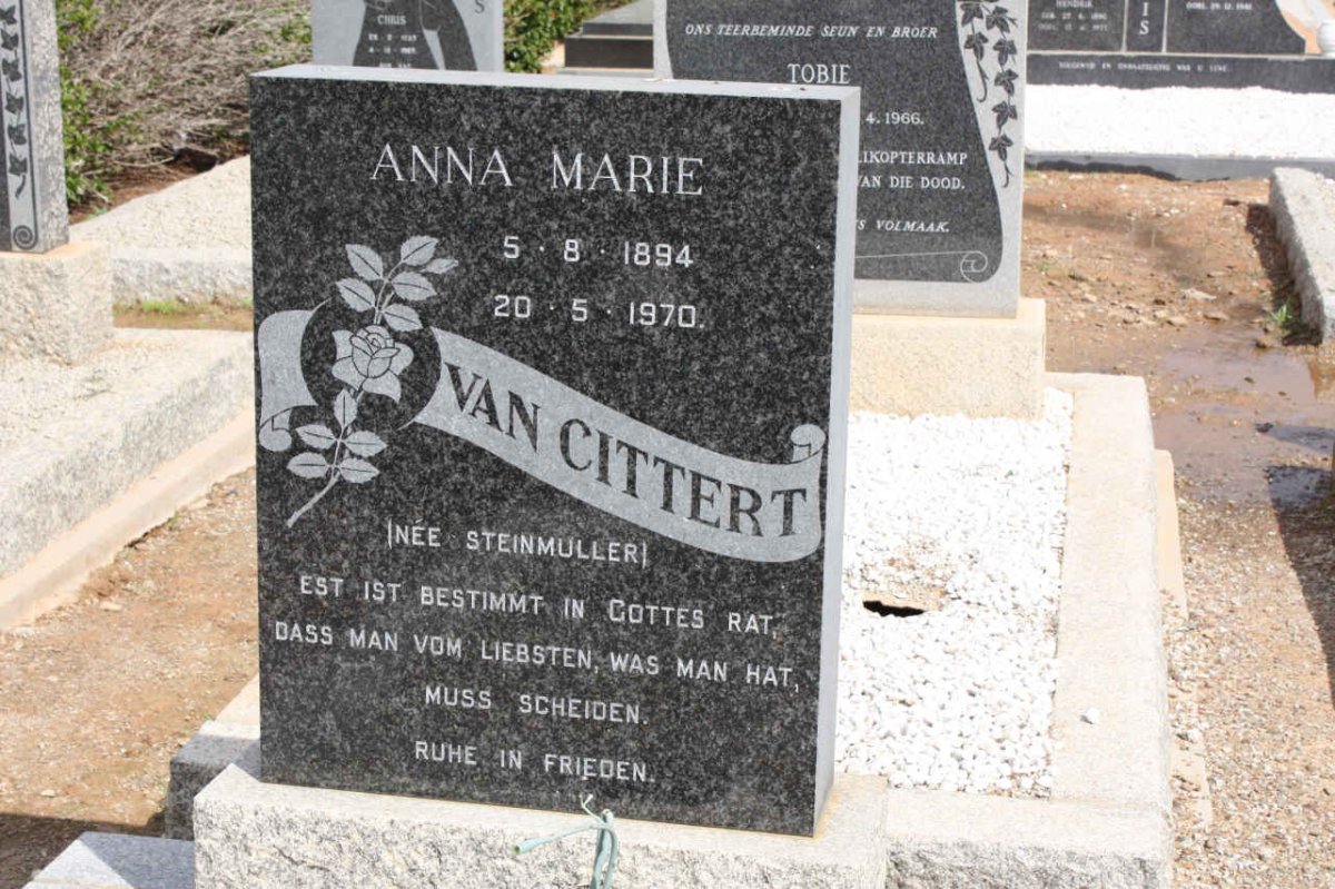 CITTERT Anna Marie, van nee STEINMULLER1894-1970