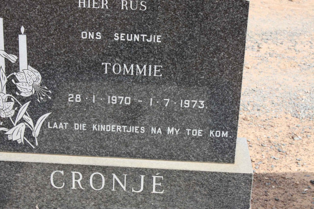 CRONJé Tommie 1970-1973
