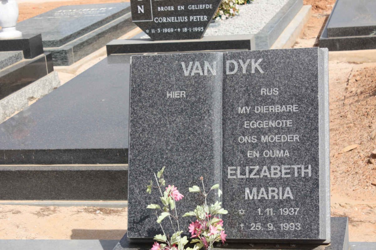 DYK Elizabeth Maria, van 1937-1993