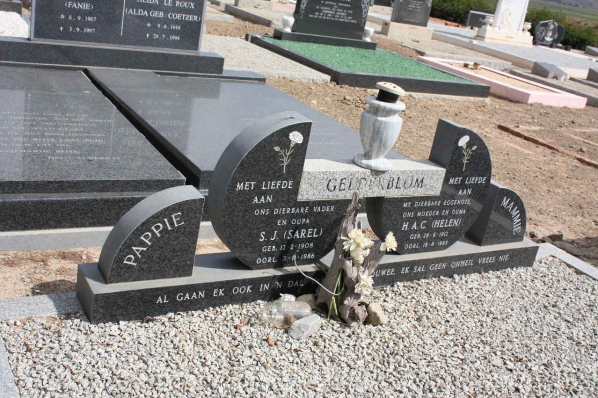 GELDERBLOM S.J. 1908-1986 &amp; H.A.C. 1912-1985