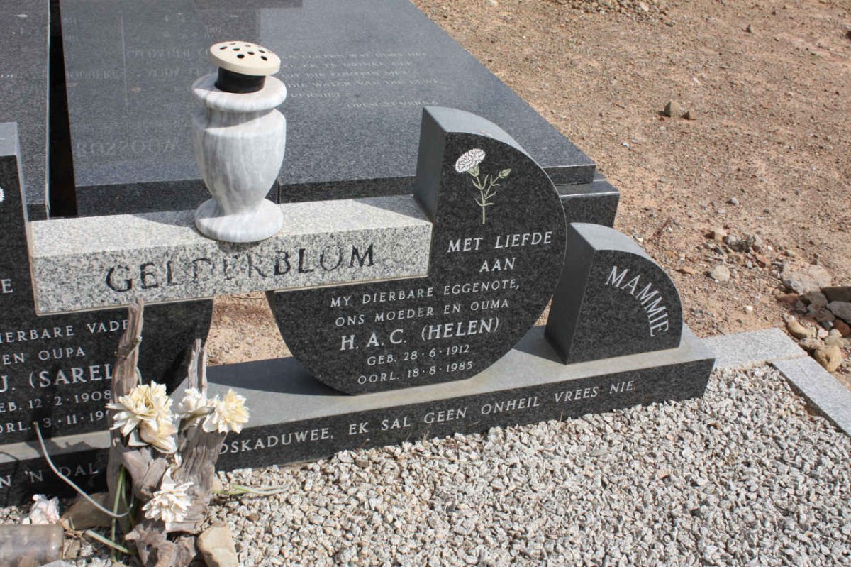 GELDERBLOM S.J. 1908-1986 &amp; H.A.C. 1912-1985