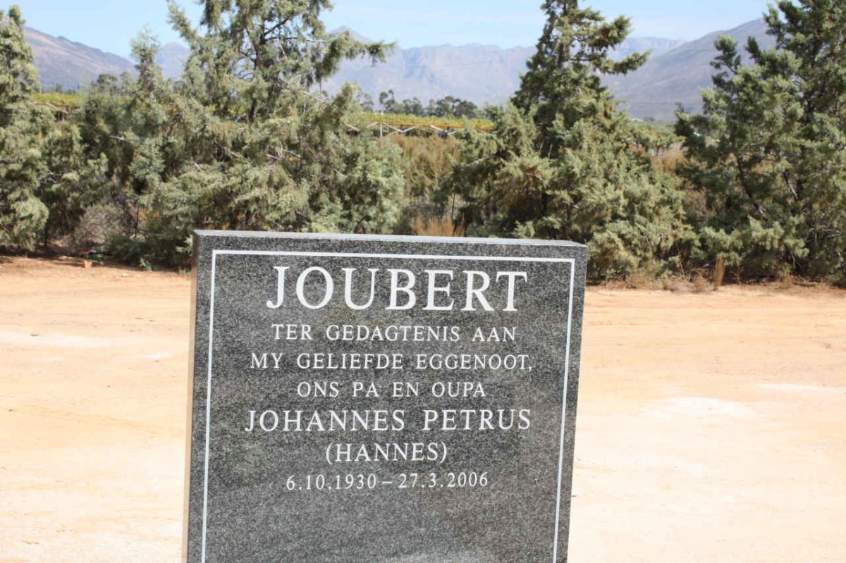 JOUBERT Petrus 1930-2006