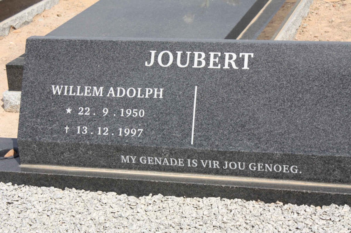 JOUBERT Willem Adolph 1950-1997