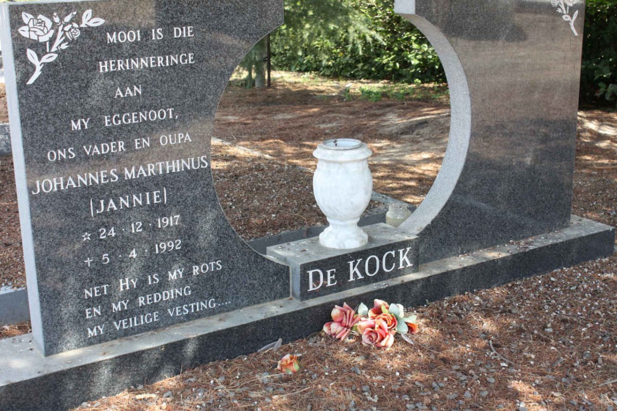 KOCK Johannes Marthinus, de 1917-1992