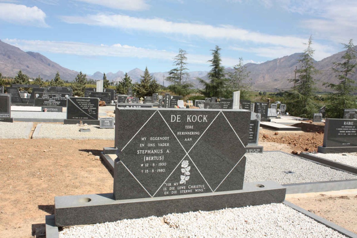 KOCK Stephanus A., de 1930-1980