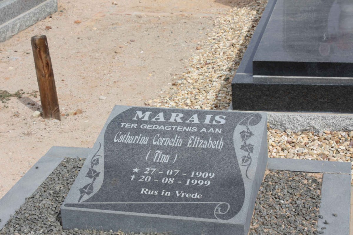 MARAIS Catharina Cornelia Elizabeth 1909-1999