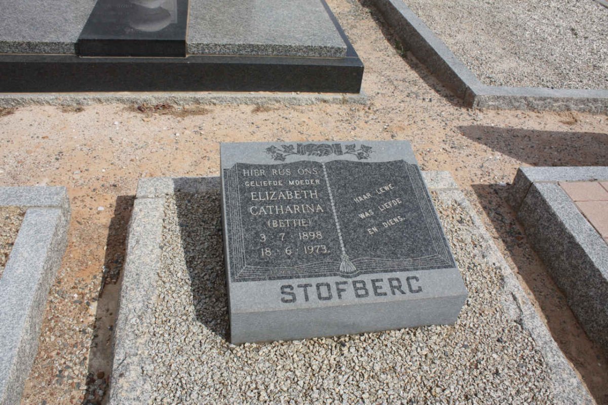 STOFBERG Elizabeth Catharina 1898-1973