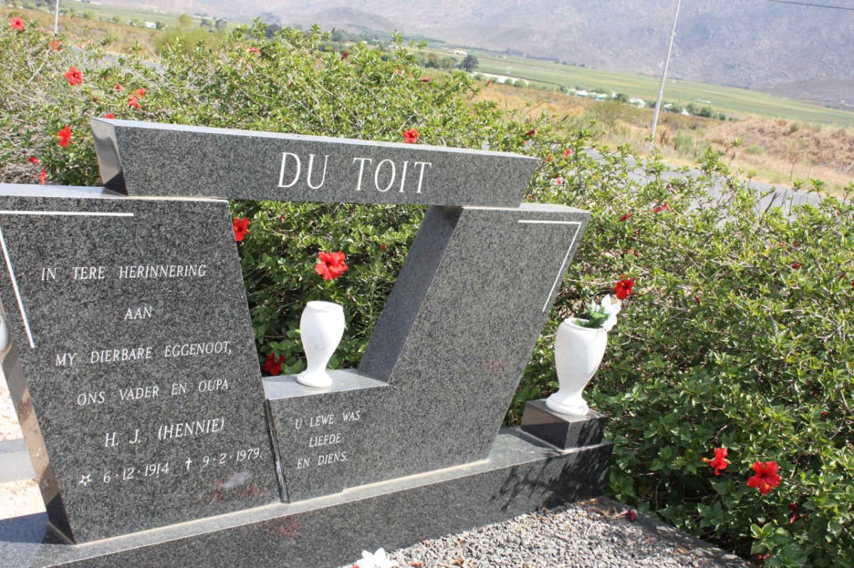 TOIT H.J., du 1914-1979