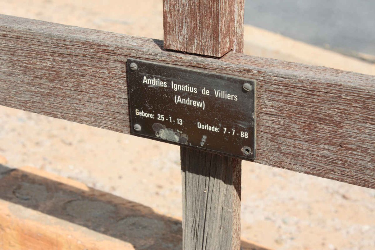 VILLIERS Andries Ignatius, de 1913-1988