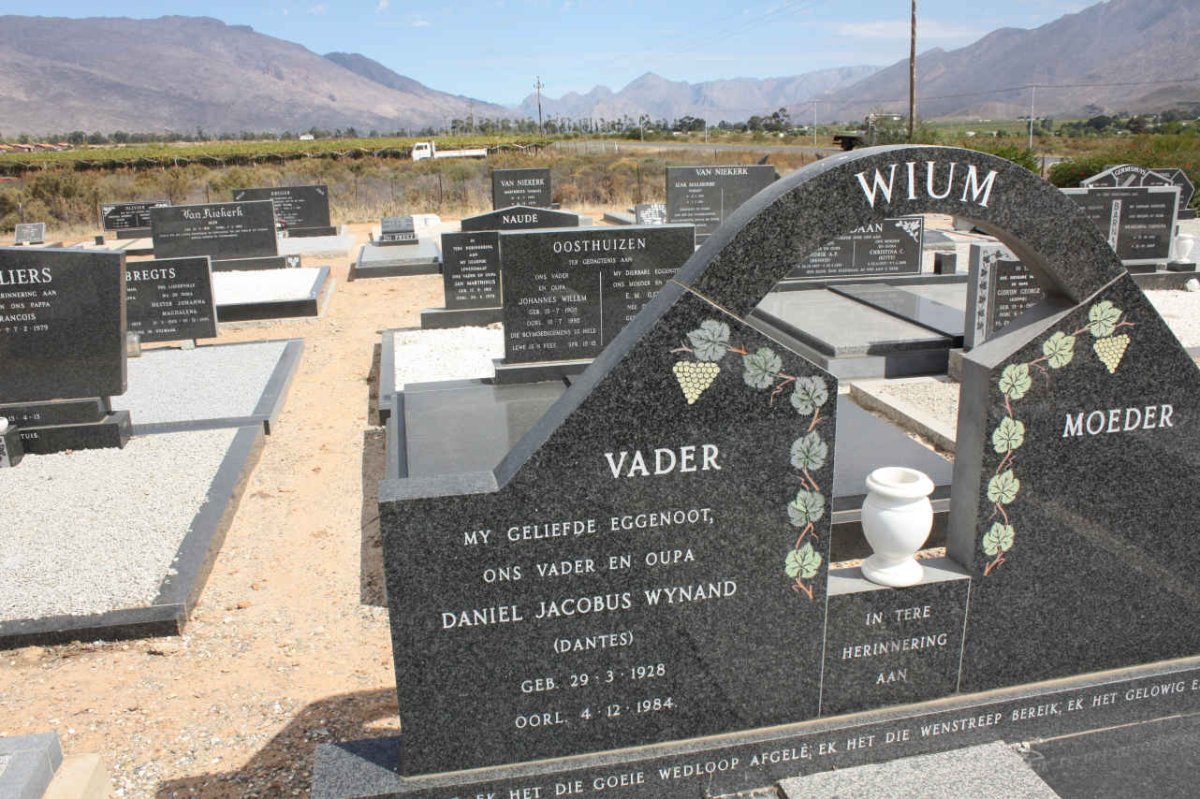 WIUM Daniel Jacobus Wynand 1928-1984