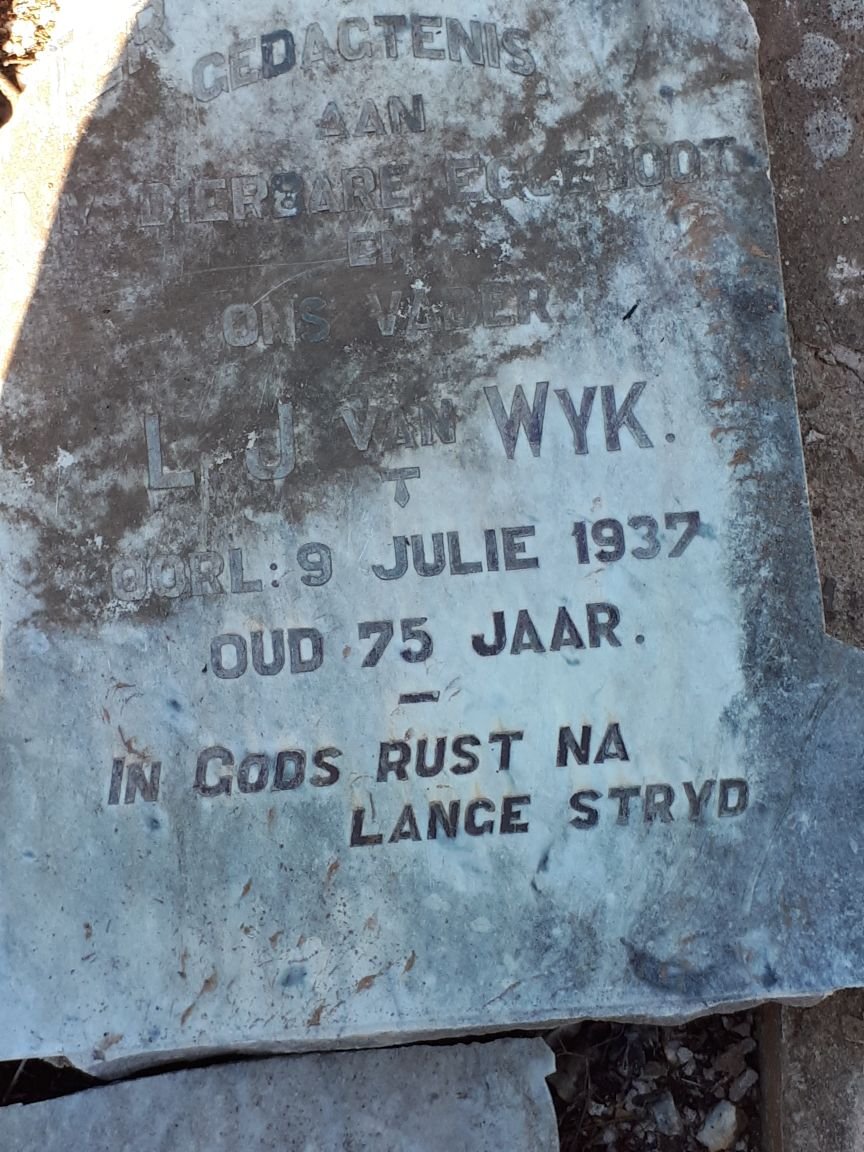 WYK L.J., van -1937