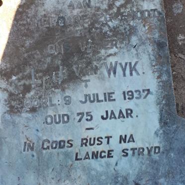 WYK L.J., van -1937