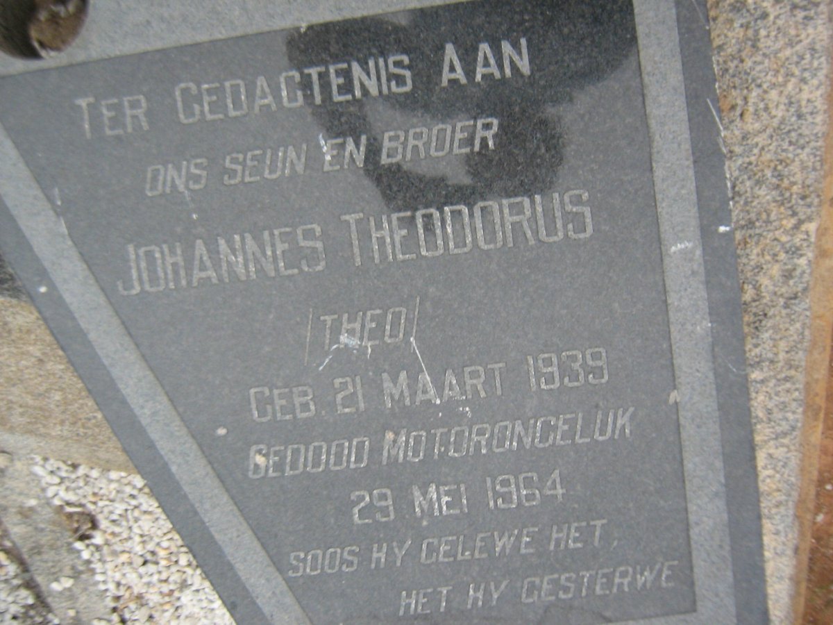 ? Johannes Theodorus 1939-1964