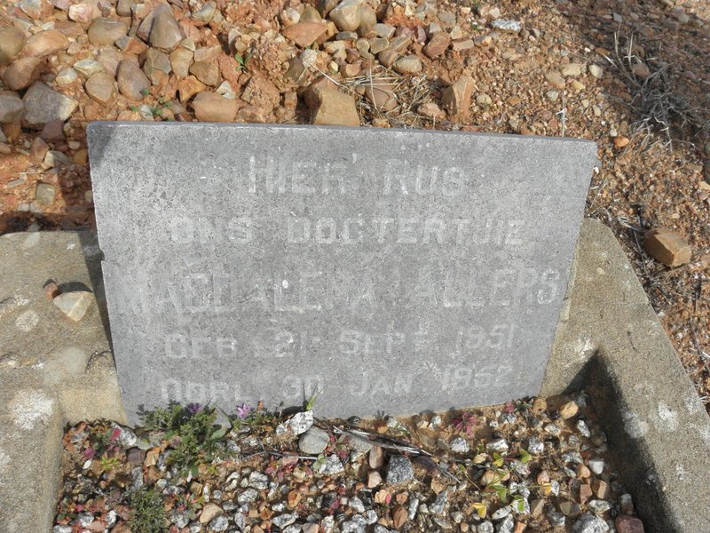 ALLERS Magdalena 1951-1952